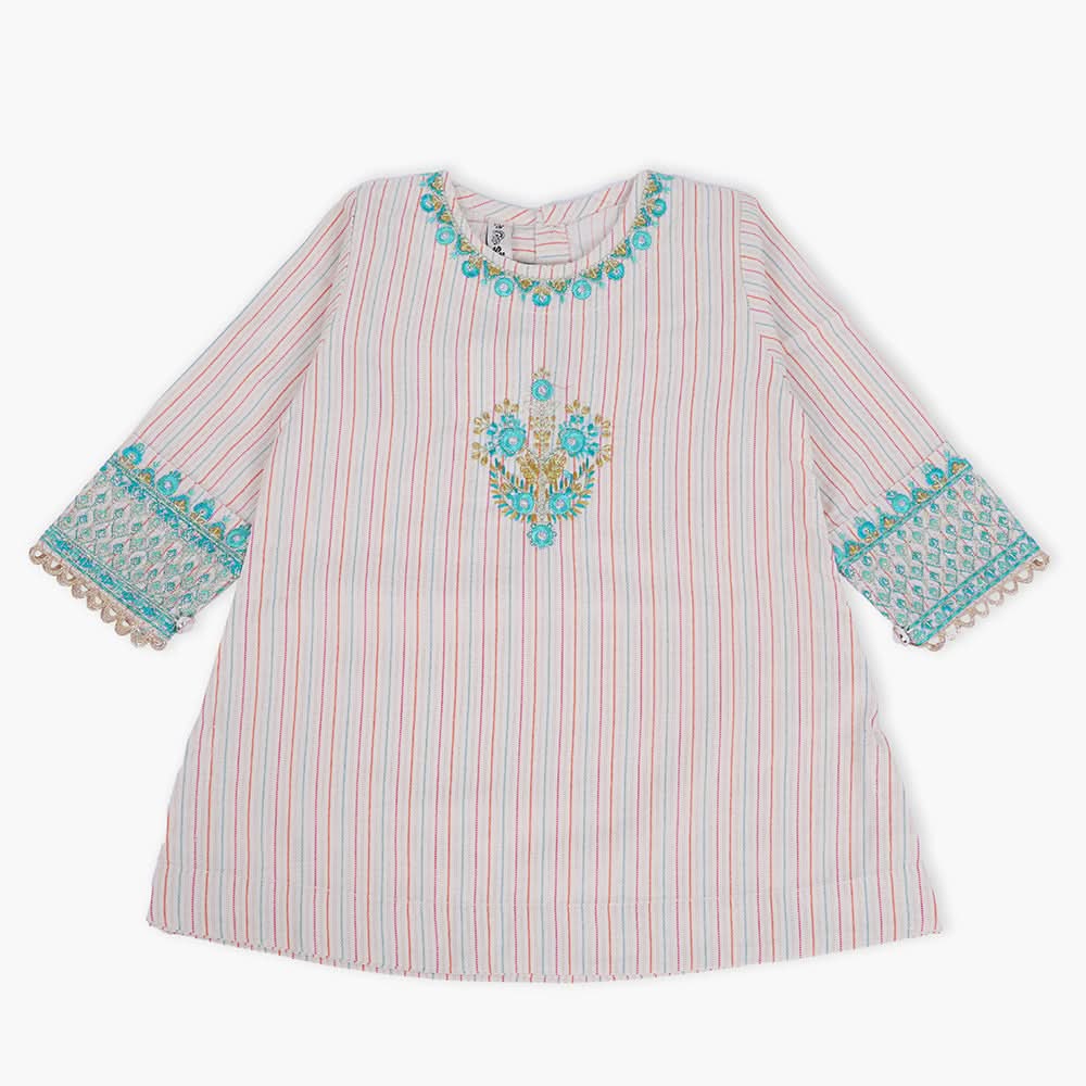Girls Shalwar Suit - Sea Green, Girls Shalwar Kameez, Chase Value, Chase Value