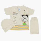 Newborn Boys Half Sleeves Suit - Fawn, Newborn Boys Sets & Suits, Chase Value, Chase Value