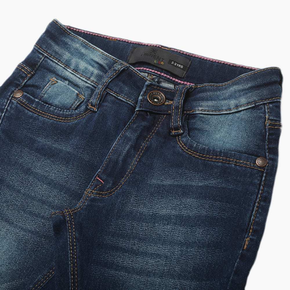 Girls Denim Pant - Dark Blue, Girls Pants & Capri, Chase Value, Chase Value