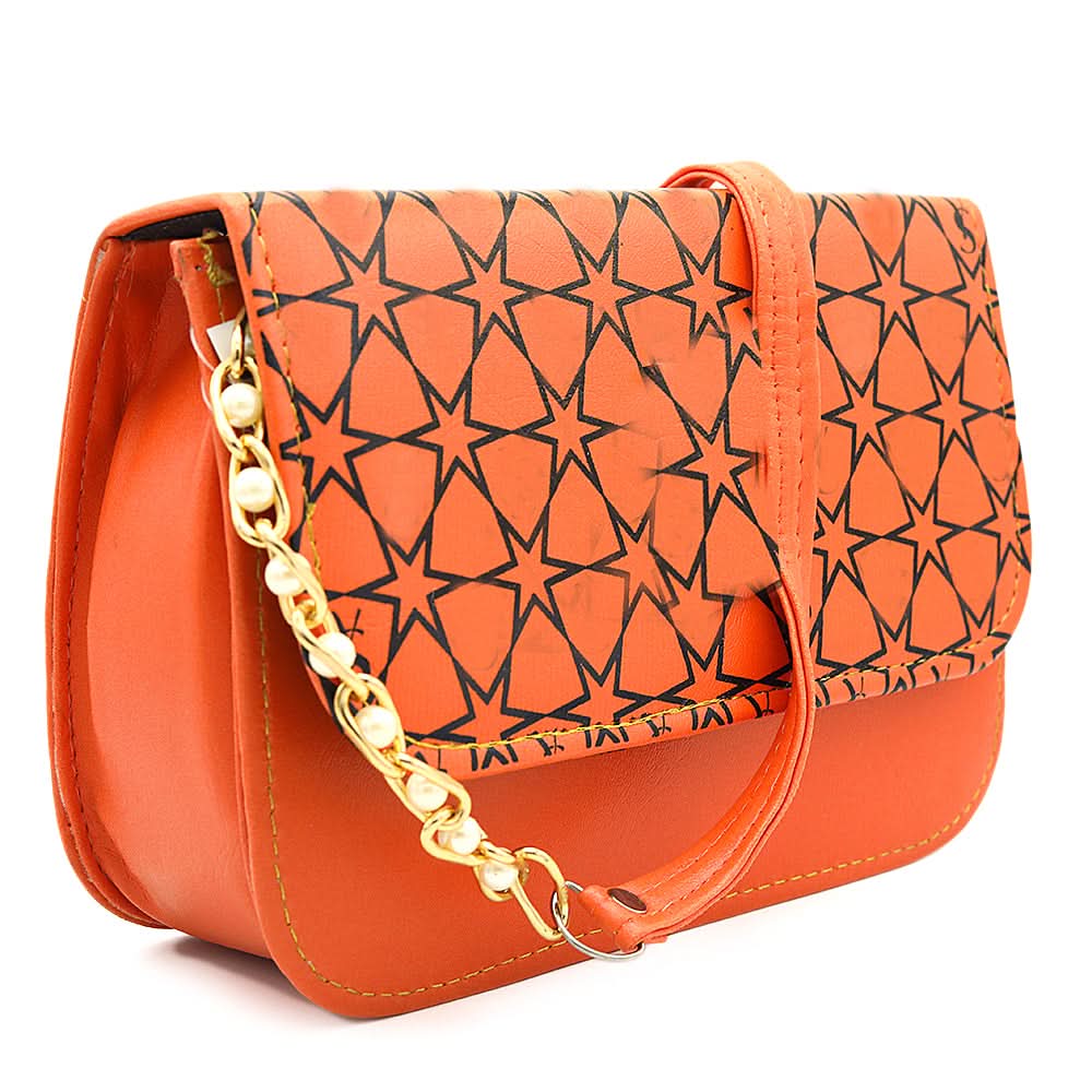 Women's Shoulder Bag 3131 - Orange, Women, Bags, Chase Value, Chase Value
