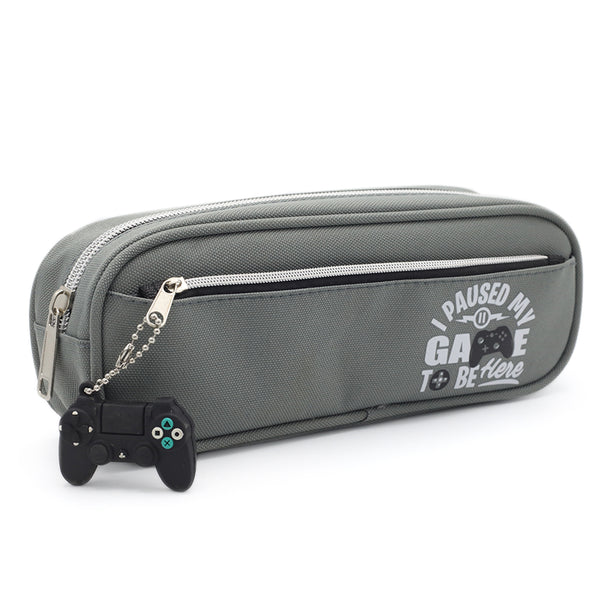 Pencil Pouch - Grey, Pencil Boxes & Stationery Sets, Chase Value, Chase Value
