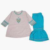Girls Shalwar Suit - Sea Green, Girls Shalwar Kameez, Chase Value, Chase Value