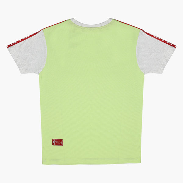 Eminent Boys Half Sleeves T-Shirt - Light Green, Boys T-Shirts, Eminent, Chase Value