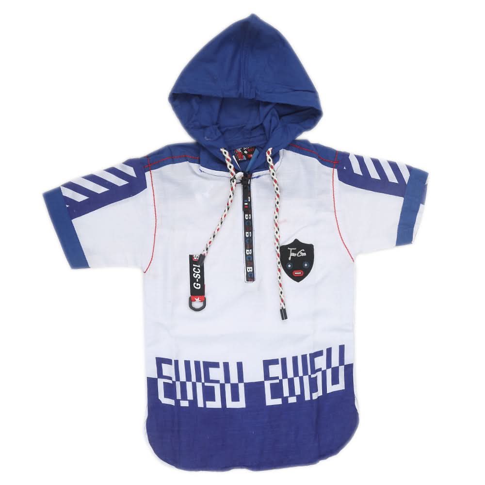 Boys Half Sleeves Casual Shirt - Blue, Kids, Boys Shirts, Chase Value, Chase Value