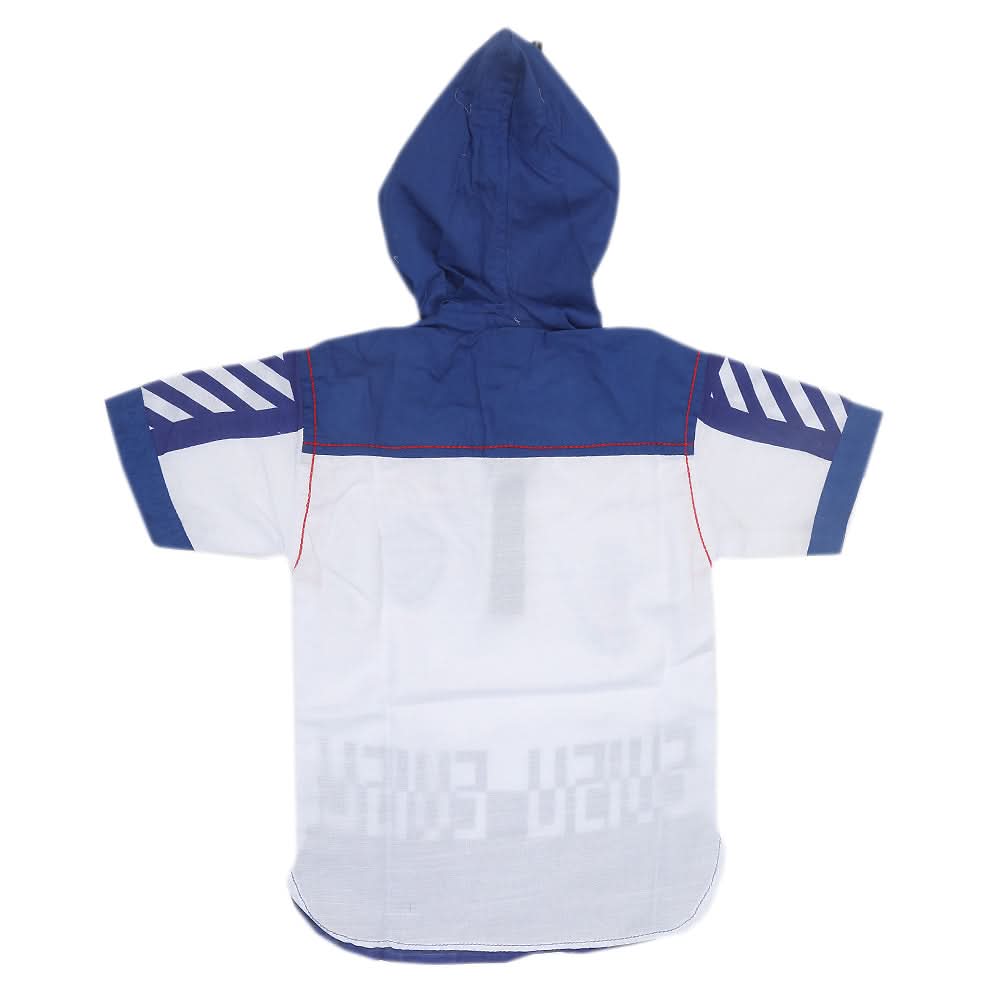 Boys Half Sleeves Casual Shirt - Blue, Kids, Boys Shirts, Chase Value, Chase Value