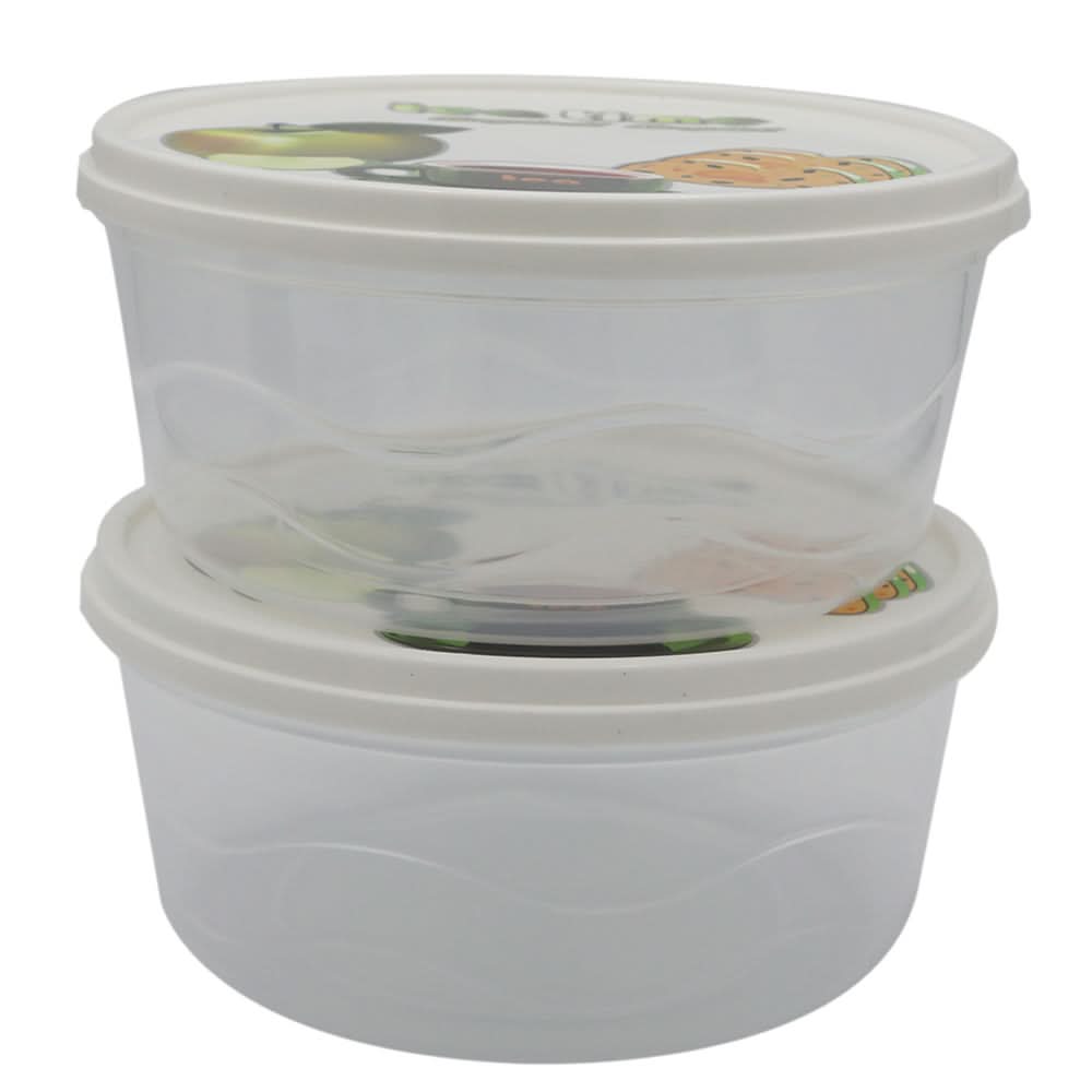 Sweety 2 Pcs Box - White, Kids, Tiffin Boxes And Bottles, Chase Value, Chase Value
