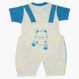Newborn Boys Half Sleeves Romper - Dark Blue, Newborn Boys Rompers, Chase Value, Chase Value