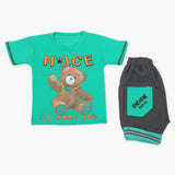 Boys Half Sleeves Suit - Green, Boys Sets & Suits, Chase Value, Chase Value