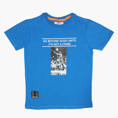 Eminent Boys Half Sleeves T-Shirt - Blue, Boys T-Shirts, Eminent, Chase Value