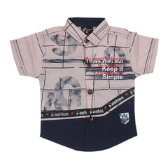 Boys Half Sleeves Casual Shirt - Peach, Kids, Boys Shirts, Chase Value, Chase Value