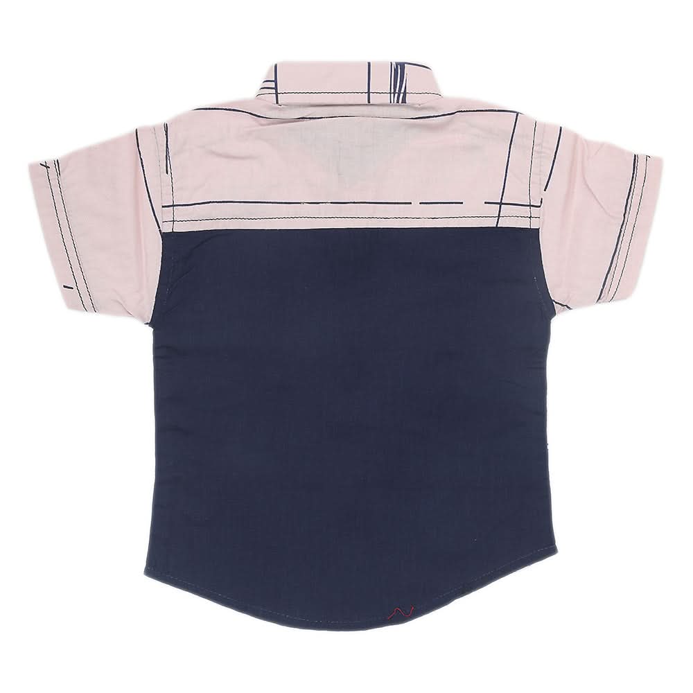Boys Half Sleeves Casual Shirt - Peach, Kids, Boys Shirts, Chase Value, Chase Value