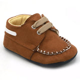 Newborn Boys Booties Shoes - Brown, Newborn Caps, Shoes & Socks, Chase Value, Chase Value