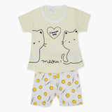 Newborn Girls Half Sleeves Suit - Lemon, Newborn Girls Sets & Suits, Chase Value, Chase Value