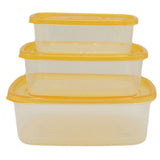 Storage Box Set Of 3 - Orange, Storage Boxes, Chase Value, Chase Value