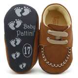 Newborn Boys Booties Shoes - Brown, Newborn Caps, Shoes & Socks, Chase Value, Chase Value