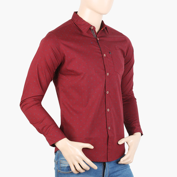 Men's Casual Shirt - Maroon, Men's Shirts, Chase Value, Chase Value