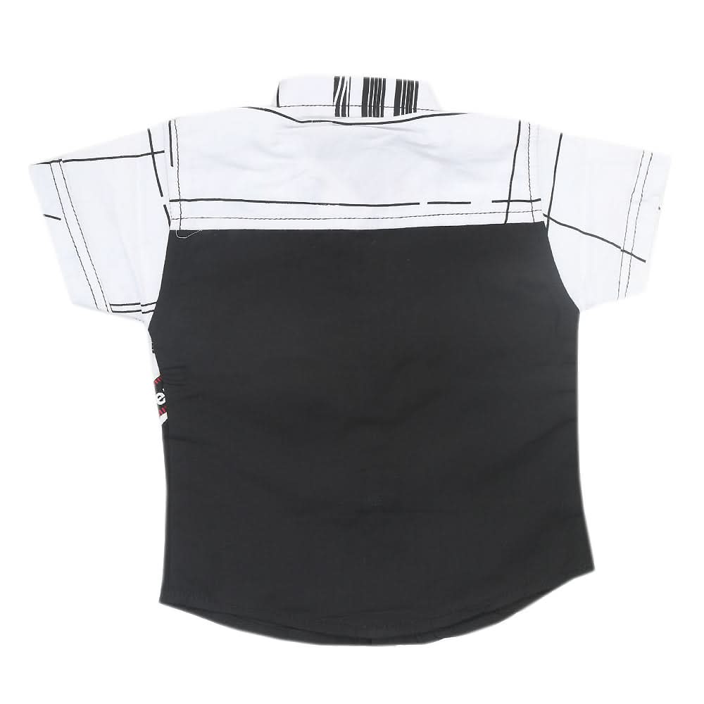 Boys Half Sleeves Casual Shirt - White, Kids, Boys Shirts, Chase Value, Chase Value