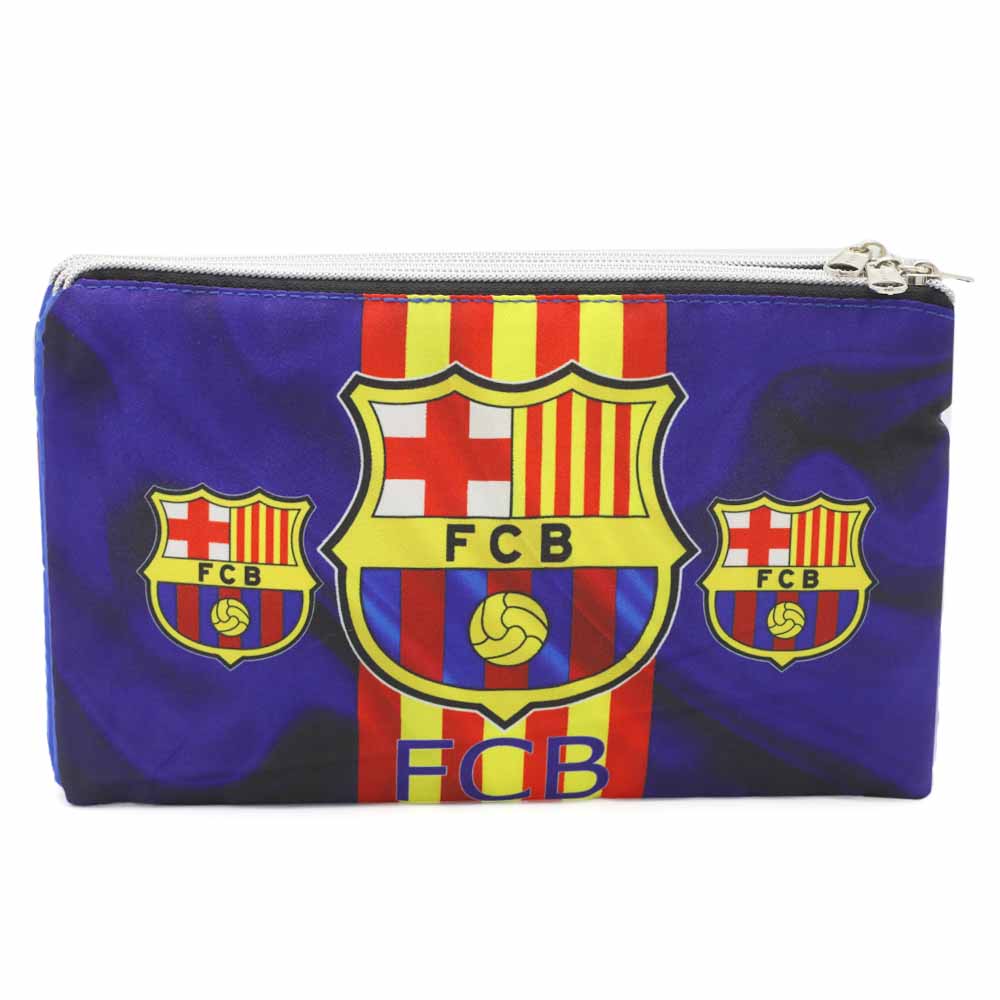 Pencil Pouch Three Zipper - Blue, Pencil Boxes & Stationery Sets, Chase Value, Chase Value