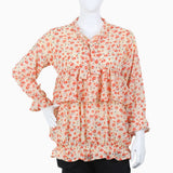Women's  Printed Western Top - Fawn, Women T-Shirts & Tops, Chase Value, Chase Value