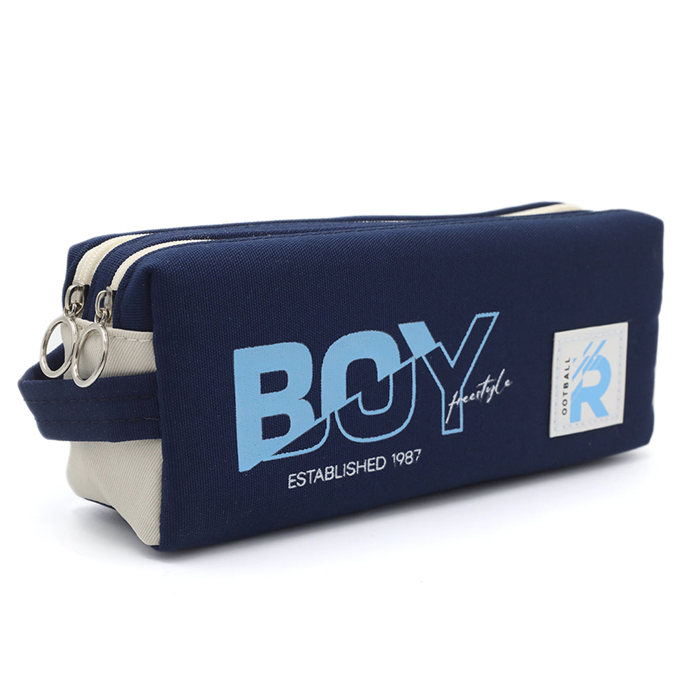 Pencil Pouch - Navy Blue, Pencil Boxes & Stationery Sets, Chase Value, Chase Value