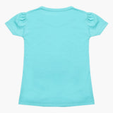 Girls Half Sleeves T-Shirt - Light Blue, Girls T-Shirts, Chase Value, Chase Value