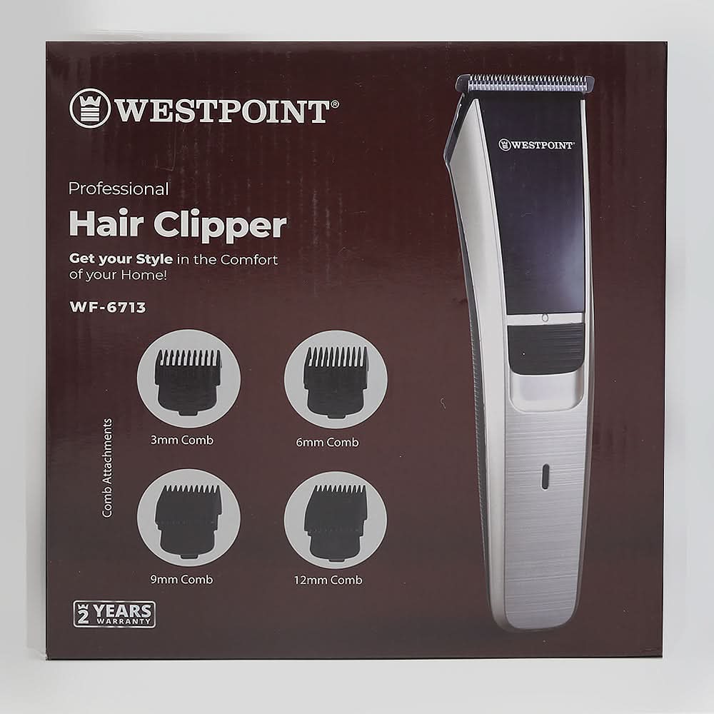 WestPoint Hair Clipper W/comb Set Wf-6713 - Copper, Home & Lifestyle, Shaver & Trimmers, Westpoint, Chase Value