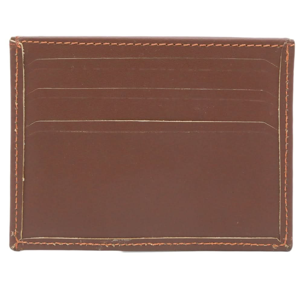 Leather Card Holder - Brown, Men, Wallets, Chase Value, Chase Value