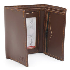 Men's Leather Wallet - Brown, Men's Wallets, Chase Value, Chase Value