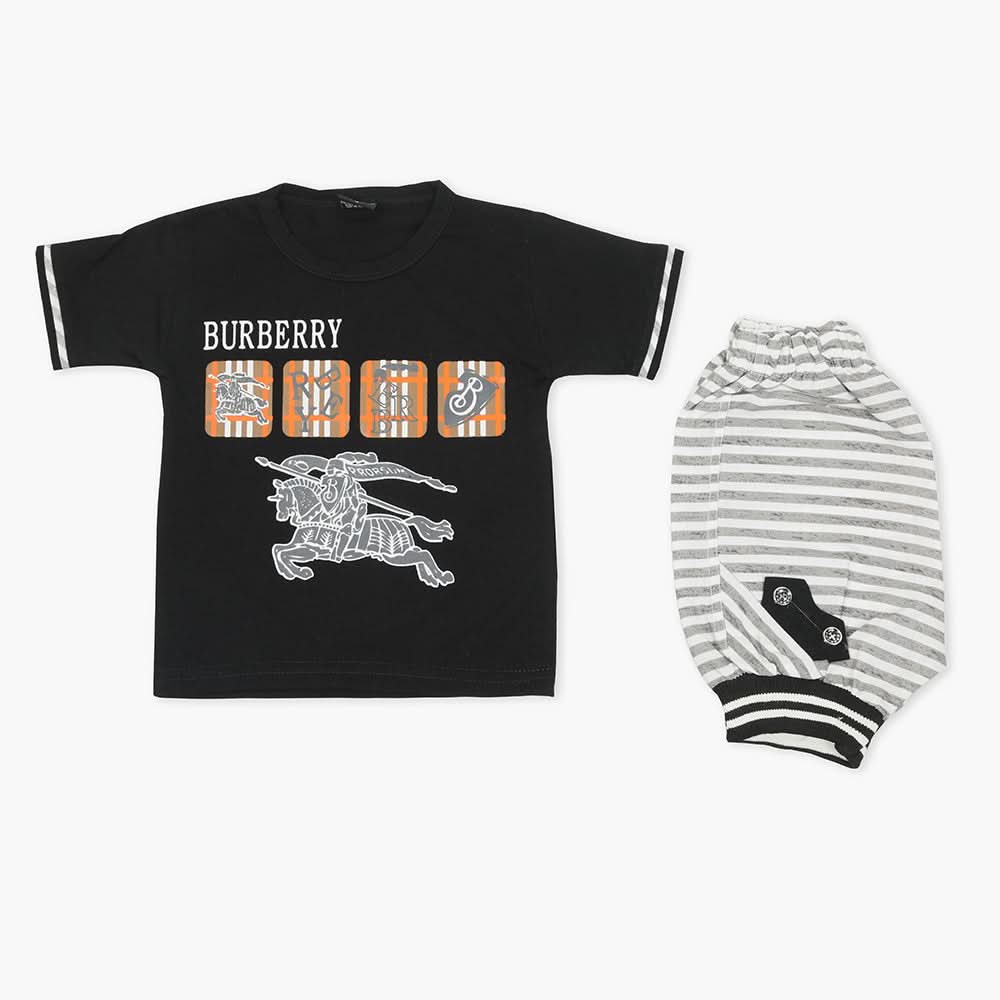 Boys Half Sleeves Suit - Black, Boys Sets & Suits, Chase Value, Chase Value
