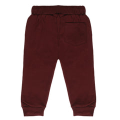 Boys Terry Trouser - Maroon, Boys Pants, Chase Value, Chase Value