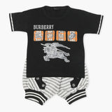 Boys Half Sleeves Suit - Black, Boys Sets & Suits, Chase Value, Chase Value
