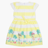 Girl's Cotton Frock - Lemon, Girls Frocks, Chase Value, Chase Value