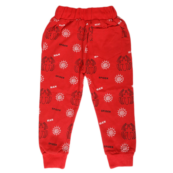 Boys Terry Trouser - Red, Boys Pants, Chase Value, Chase Value