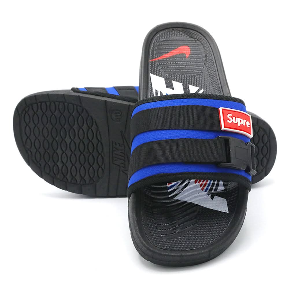 Men's Slider - Blue, Men's Slippers, Chase Value, Chase Value