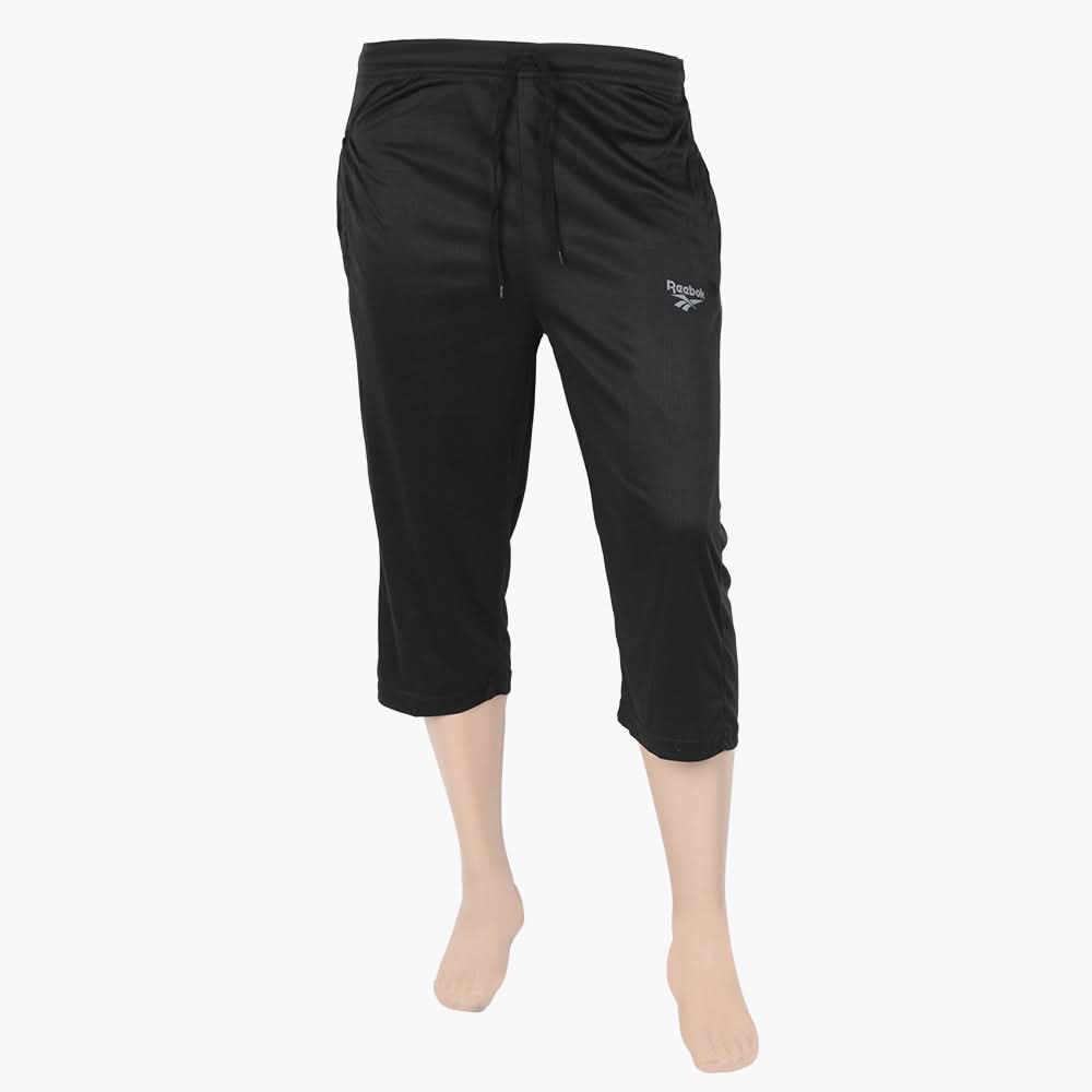 Men's Plain 3Qtr - Black, Men's Shorts, Chase Value, Chase Value