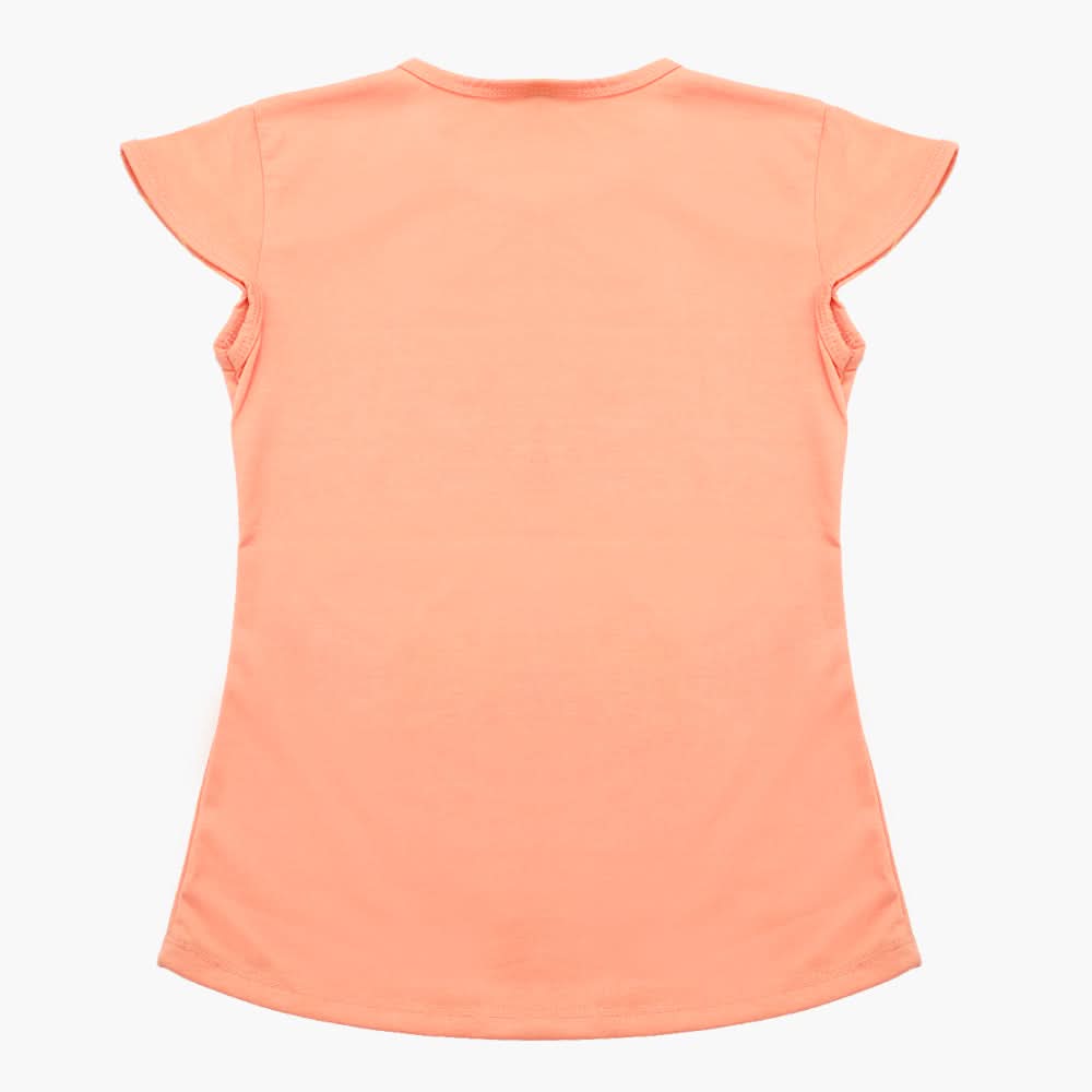 Boys Half Sleeves T-Shirt - Peach, Boys T-Shirts, Chase Value, Chase Value