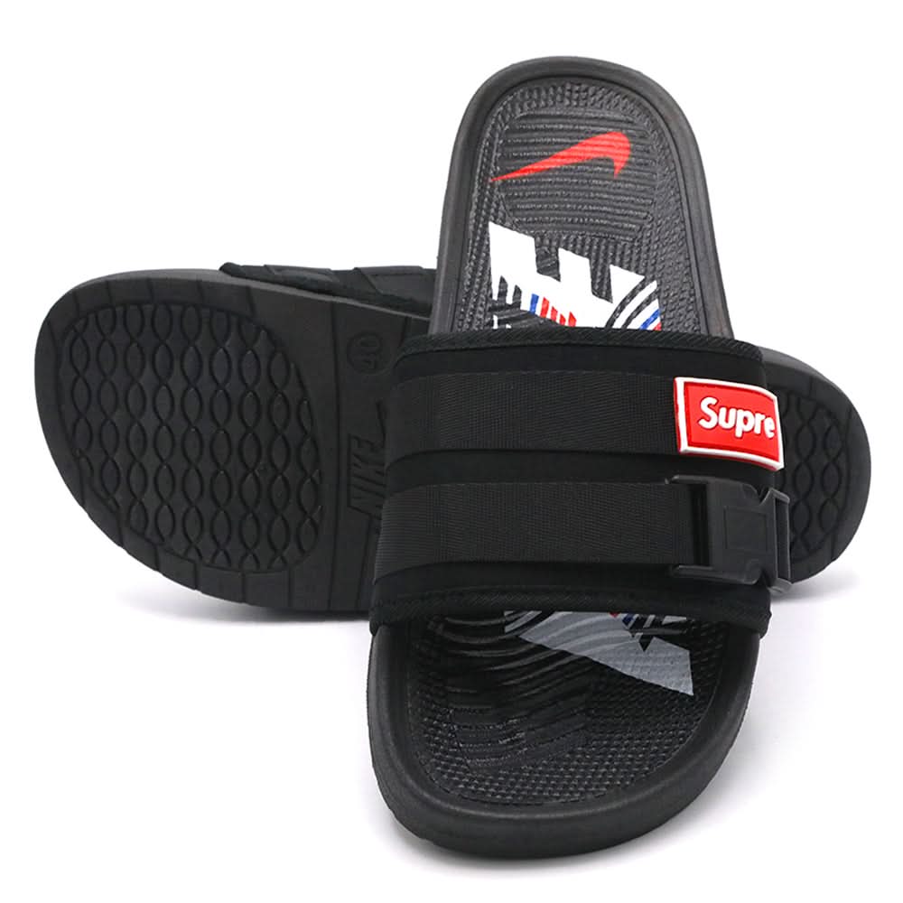Men's Slider - Black, Men's Slippers, Chase Value, Chase Value