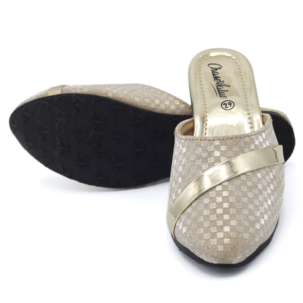 Girls Slipper - Fawn, Girls Slippers, Chase Value, Chase Value
