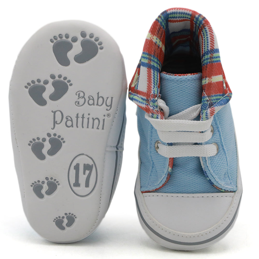 Newborn Boys Booties Shoes - Light Blue, Newborn Caps, Shoes & Socks, Chase Value, Chase Value