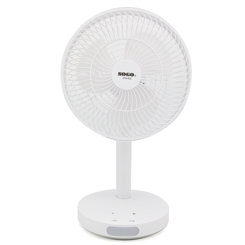 Sogo Rechargeable Fan - Jpn-520, Home & Lifestyle, Charging Fans, Chase Value, Chase Value