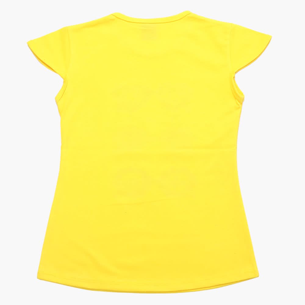Boys Half Sleeves T-Shirt - Yellow, Boys T-Shirts, Chase Value, Chase Value