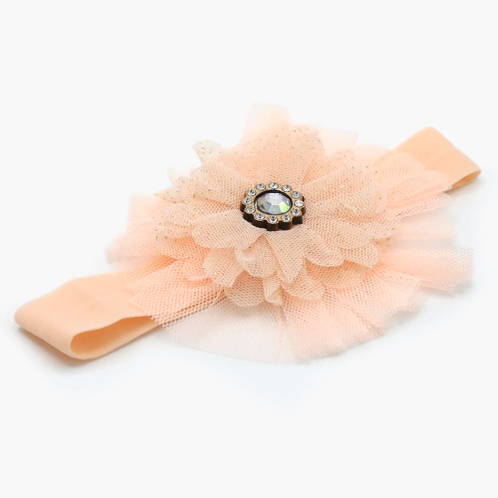 Girls Matha Patti - Peach, Girls Hair Accessories, Chase Value, Chase Value