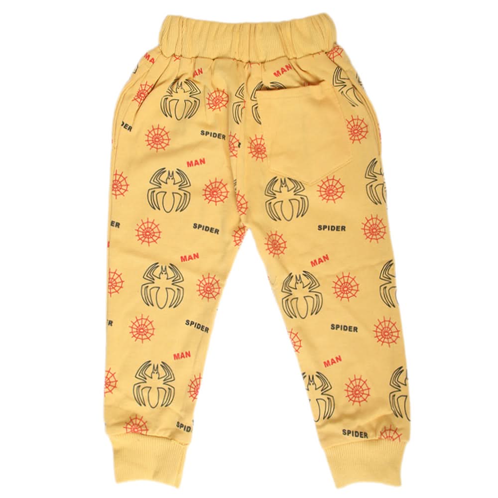 Boys Terry Trouser - Yellow, Boys Pants, Chase Value, Chase Value
