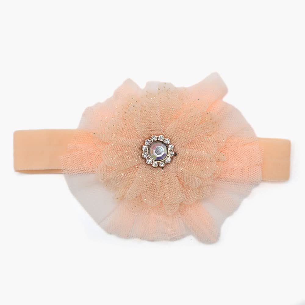 Girls Matha Patti - Peach, Girls Hair Accessories, Chase Value, Chase Value