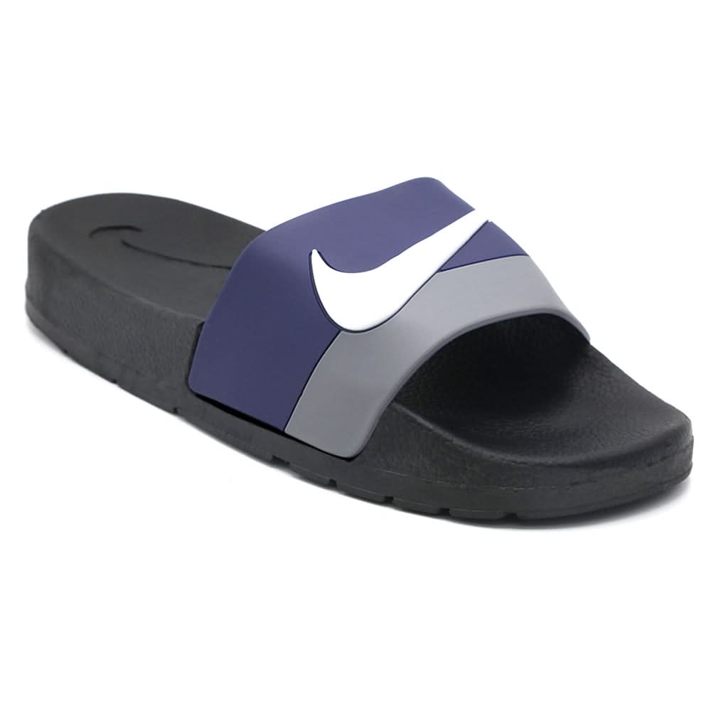 Men's Slider - Navy Blue, Men's Slippers, Chase Value, Chase Value