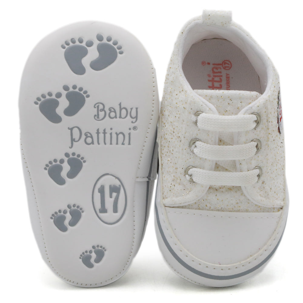 Newborn Girls Booties Shoes - White, Newborn Caps, Shoes & Socks, Chase Value, Chase Value