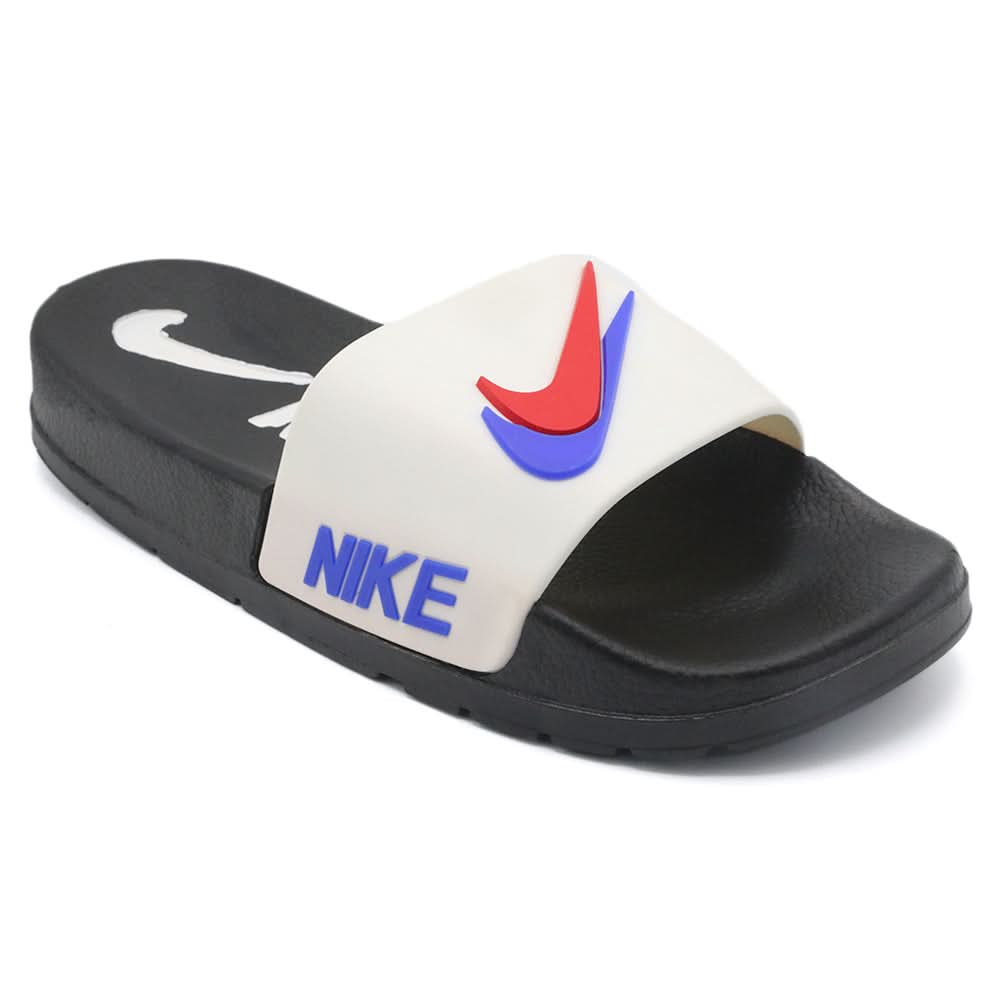 Men's Slider - White, Men's Slippers, Chase Value, Chase Value