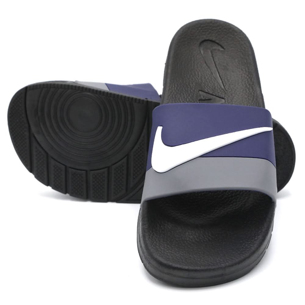 Men's Slider - Navy Blue, Men's Slippers, Chase Value, Chase Value