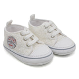 Newborn Girls Booties Shoes - White, Newborn Caps, Shoes & Socks, Chase Value, Chase Value