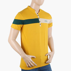 Men's Half Sleeves Polo T-Shirt - Yellow, Men's T-Shirts & Polos, Chase Value, Chase Value